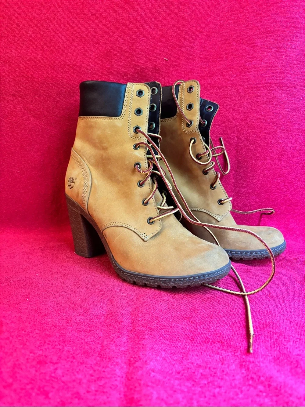 Michael Kors Black Suede High‑Heel Ankle Booties with Gold Trim